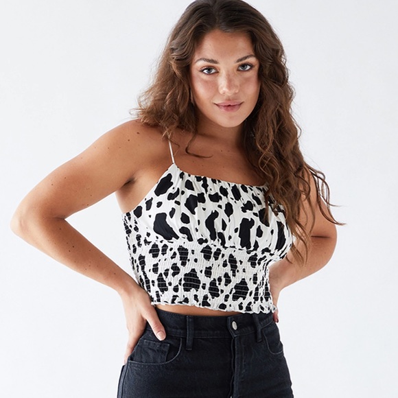 La Hearts Tops - NWT LA Hearts Smocked Bodice Cami Top